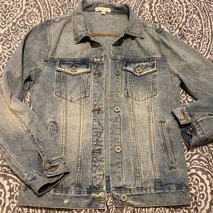 Distressed Jean Jacket